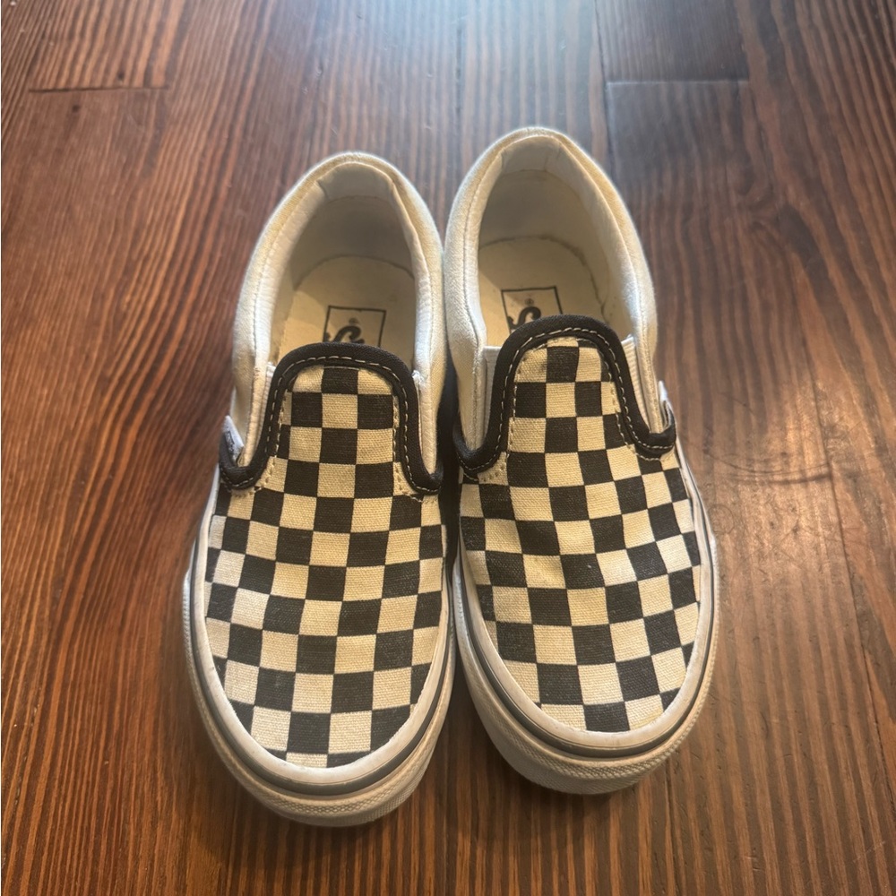 Toddler Vans Checkerboard Slip-Ons Sz 12